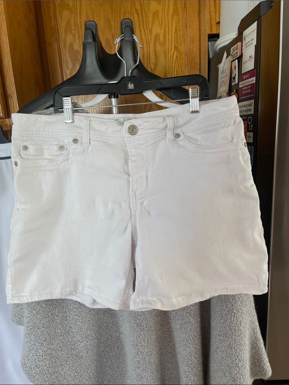 Seven7 Women's White Denim Shorts Size 16